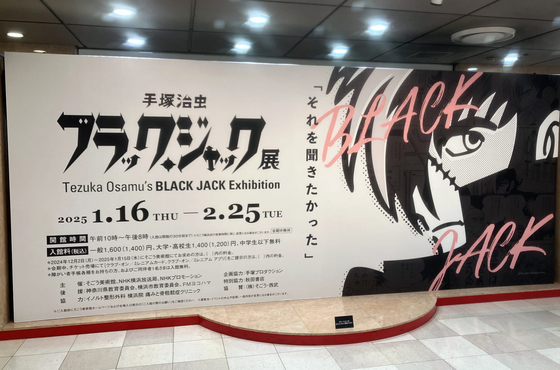 手塚治虫 ブラック・ジャック展, そごう美術館, 横浜, 漫画