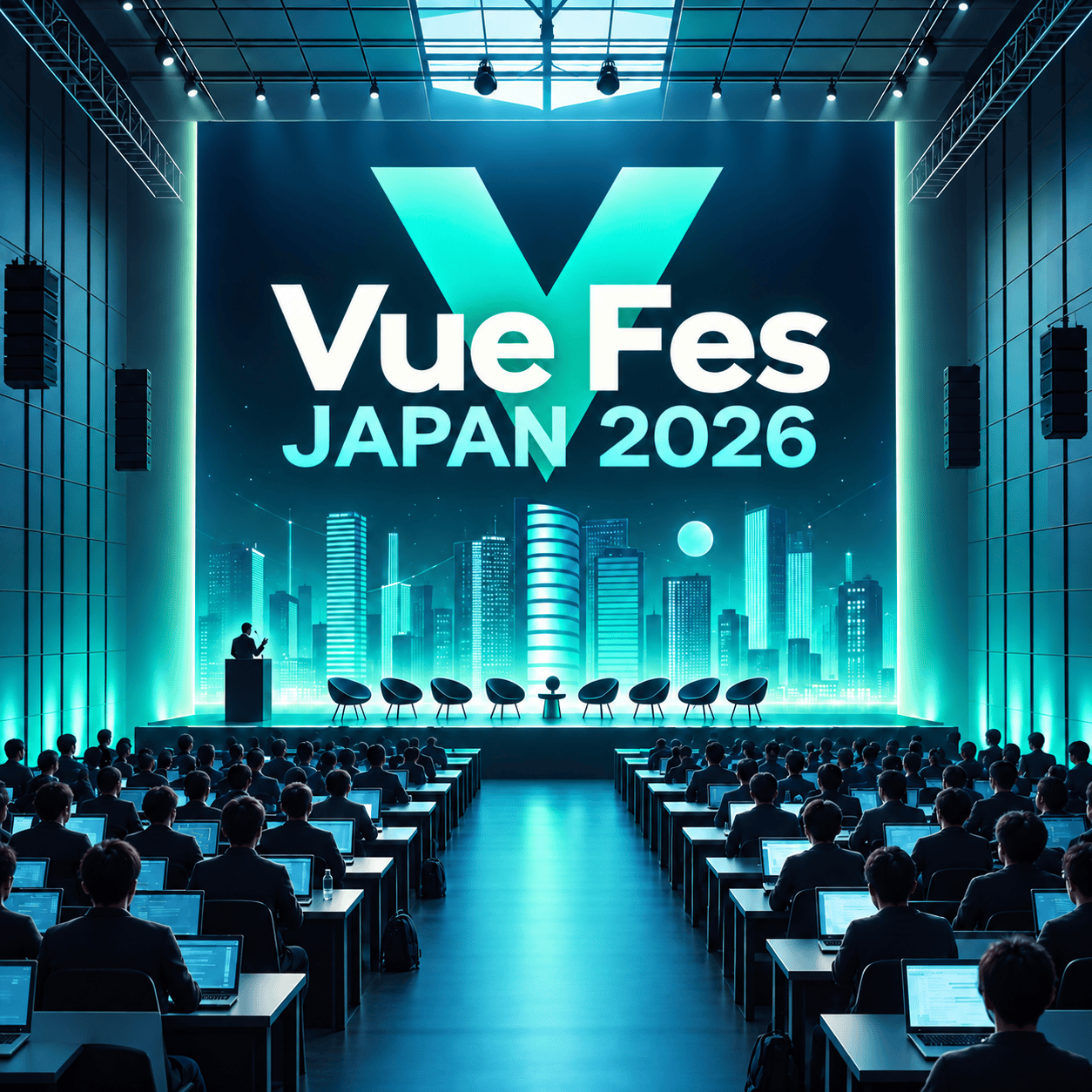 「Vue Fes Japan 2026」の参加レビューとセッションの感想・学びをまとめた記事のアイキャッチ画像