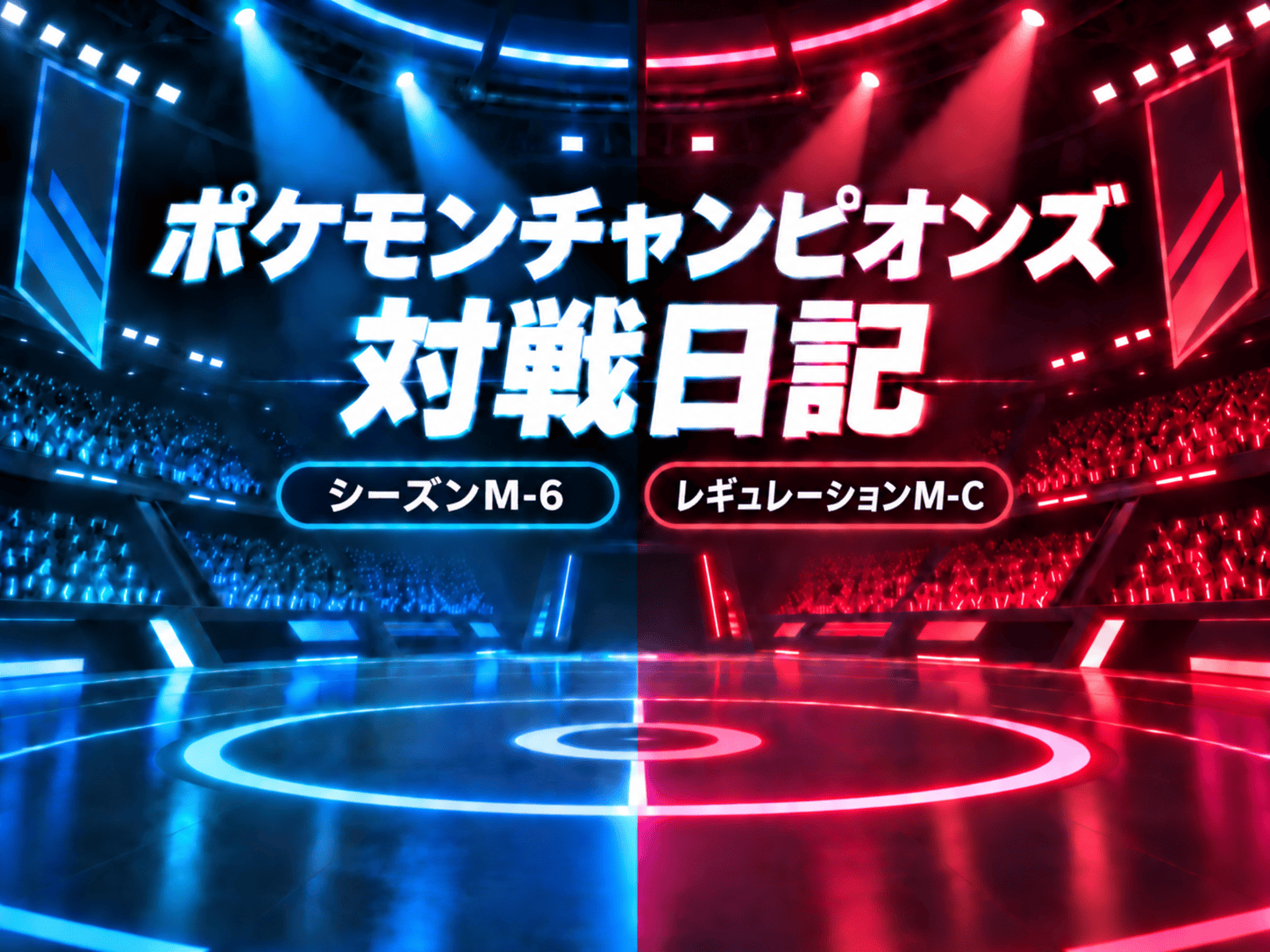 『ポケモンチャンピオンズ』シーズンM-6・レギュレーションM-Cの対戦日記アイキャッチ画像